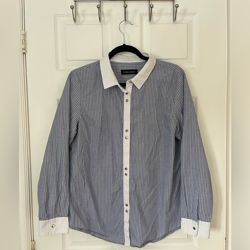 Ivanka Trump oversized button down blouse